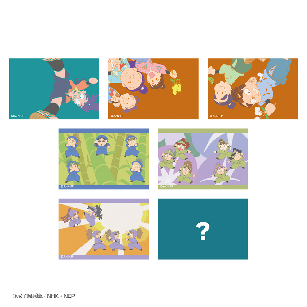 忍たま乱太郎　キャンバスポストカードスタンドツキ(vol.1)　コンプリートセット
